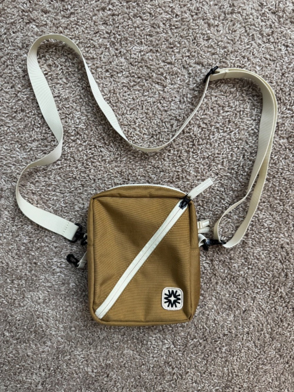Walker Goods Mini Messenger Crossbody bag Honey